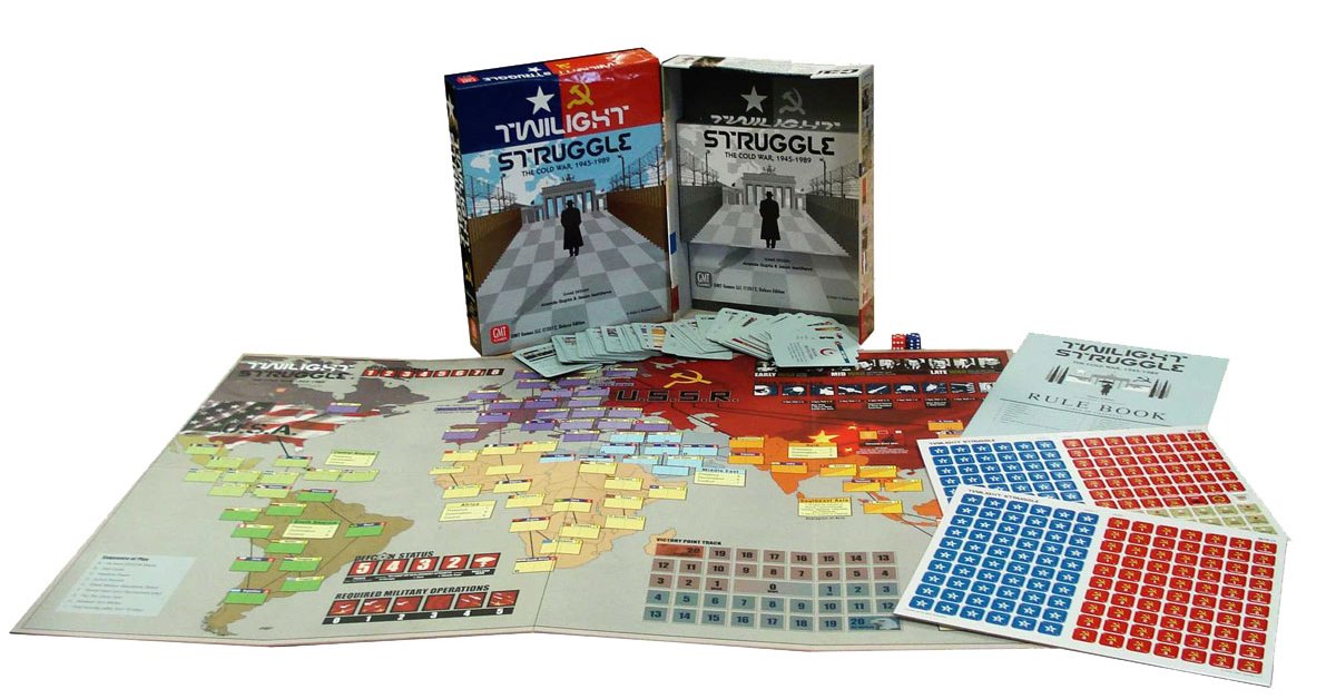 Twilight Struggle Board Game Cold War Strategy Gameplay