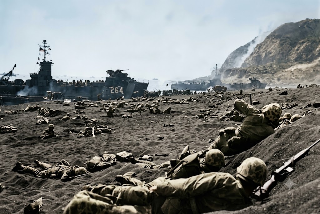 Battle of Iwo Jima 1st Battalion 23rd Marines