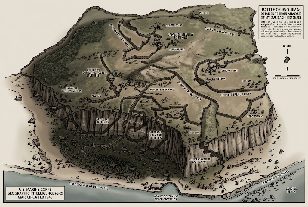 Battle of Iwo Jima Tunnels
