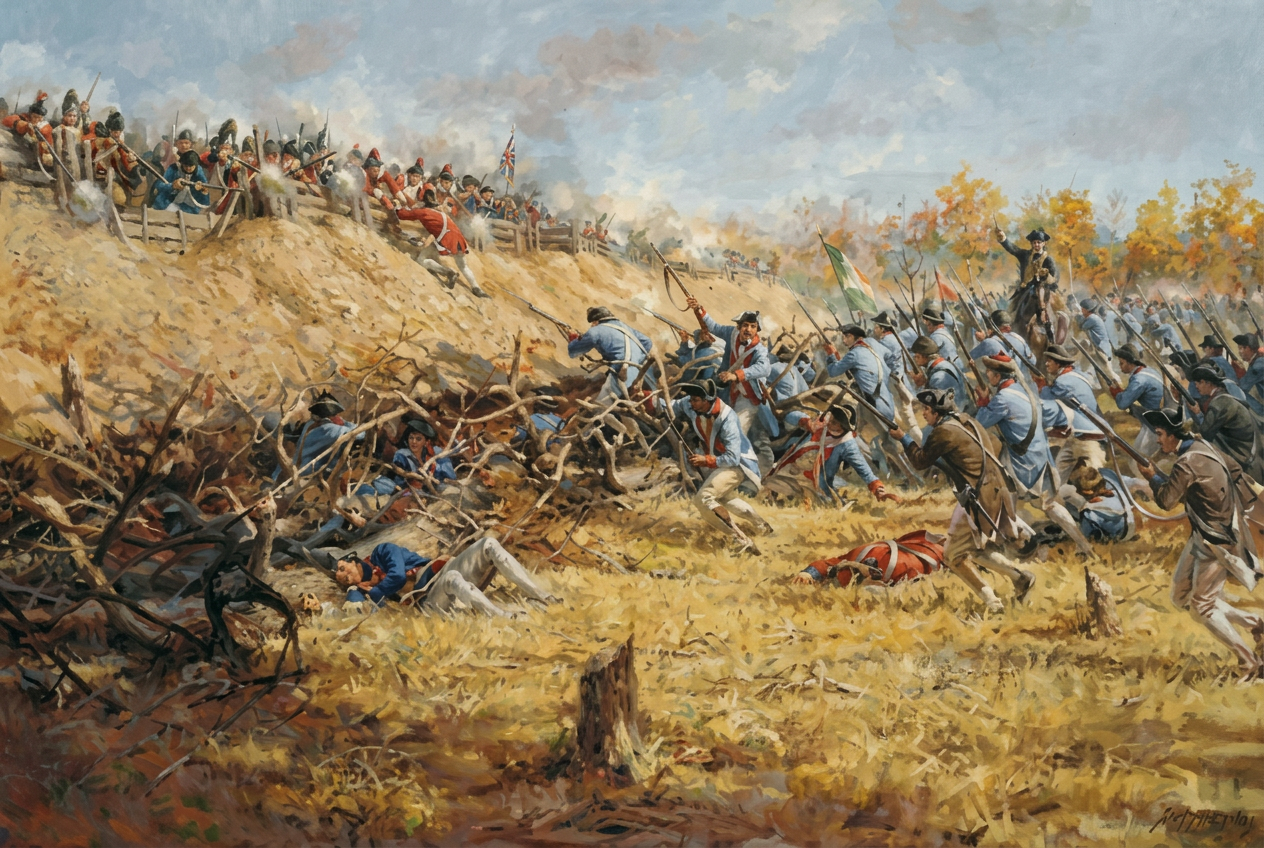 battleground at Freeman's Farm Battle of Saratoga