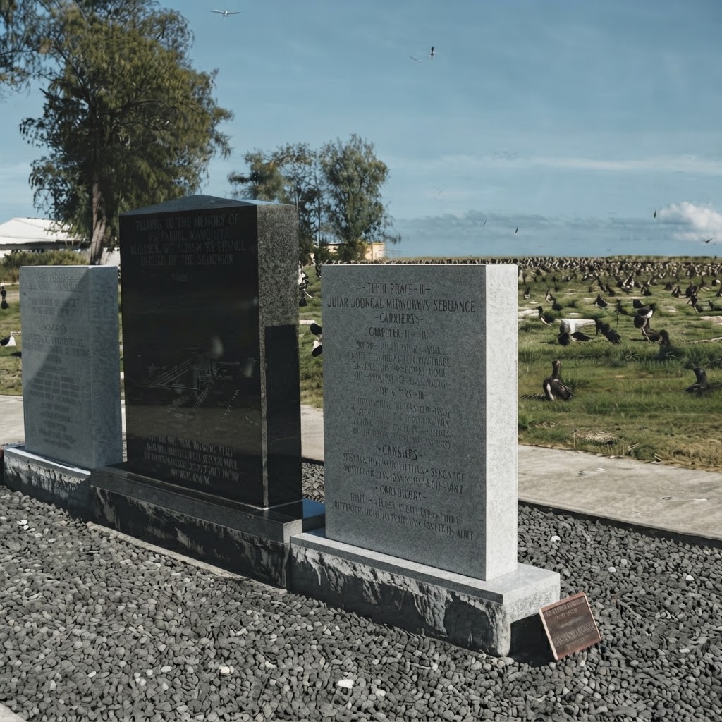 Midway Atoll Battle Memorial Sand Island