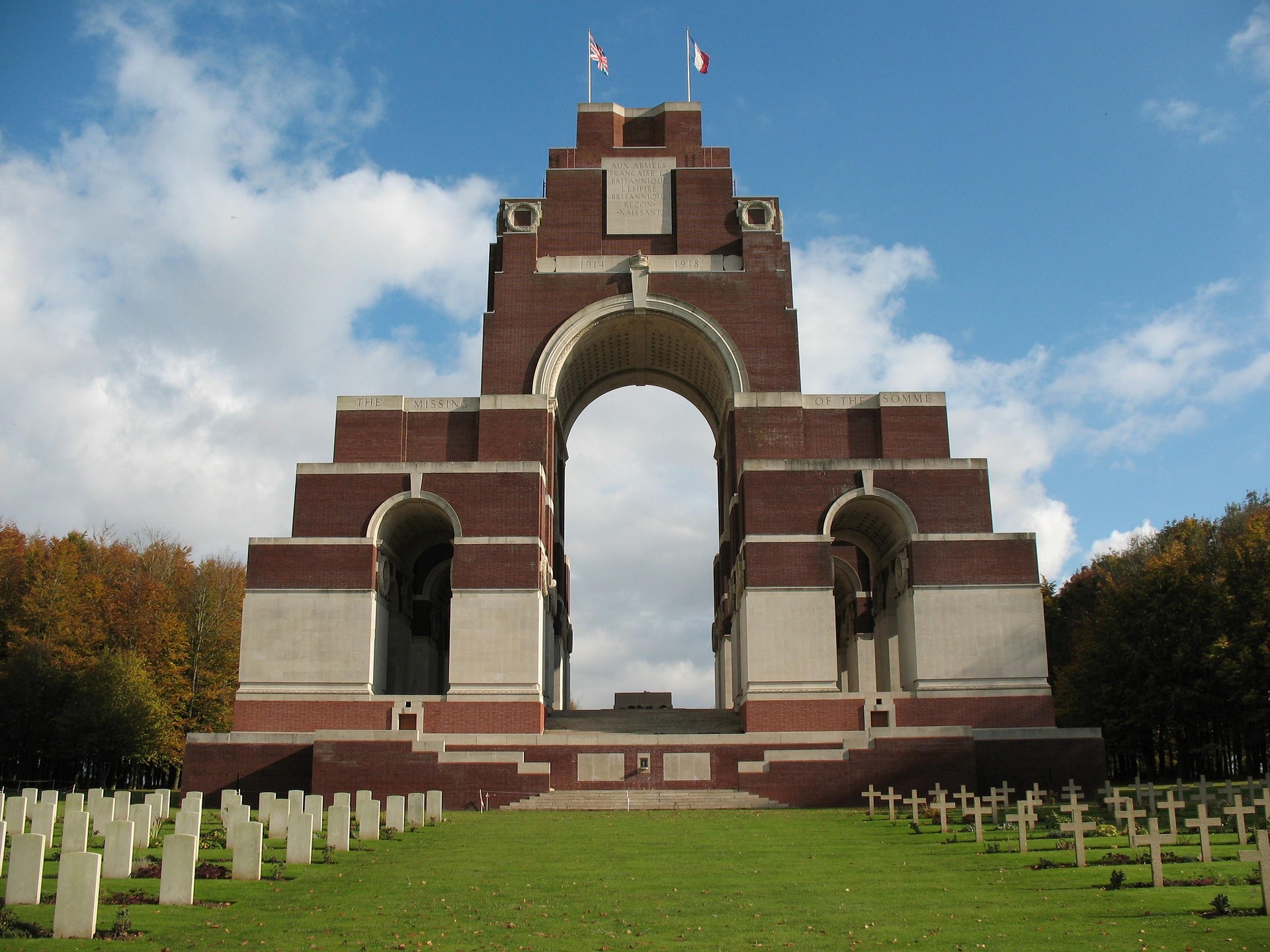 Thiepval Memorial to the British Missing of the Somme